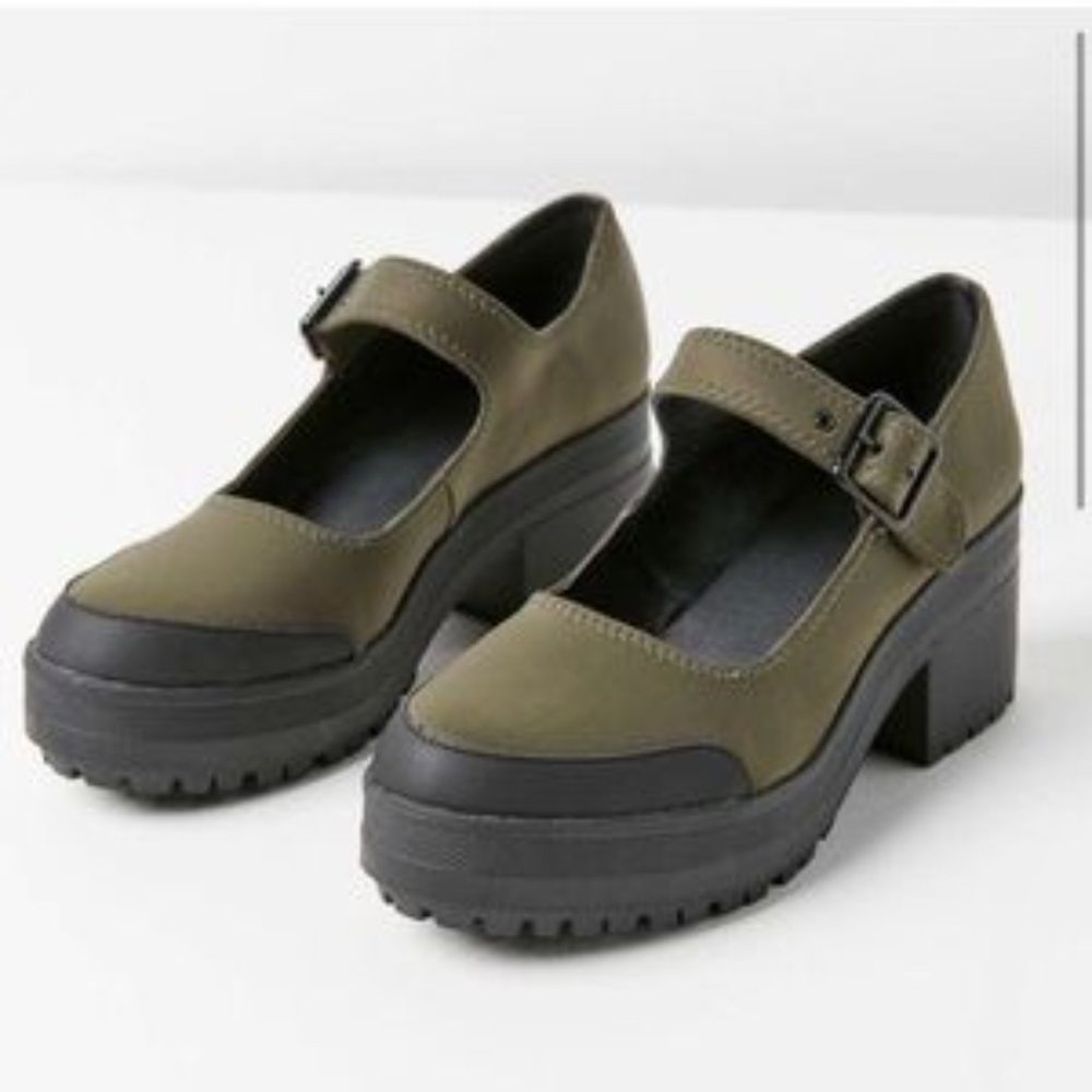 Urban Outfitters Sawyer Neoprene Chunky Mary Jane Shoe